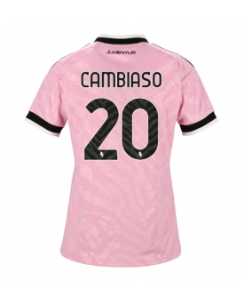 Juventus Andrea Cambiaso #20 Maglia Gara Trasferta Repliche 2026-27 Donna Maniche Corte Juventus Andrea Cambiaso #20 Maglia Gara Trasferta Repliche 2026-27 Donna Maniche Corte